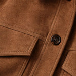 Brown Light Suede Jacket