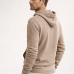 Elio City Zip Hoodie Beige