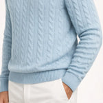 Cortona Cashmere Knit Blue