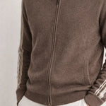 Alio Zip Up Brown