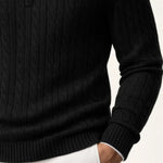 Sero Zip Knit Black