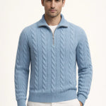 Sero Cable Knit Light Blue