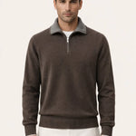Leonard Zip Up Brown