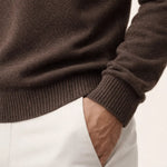 Leonard Zip Up Brown