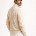 SERO CABLE KNIT BEIGE