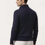Sero Zip Knit Navy