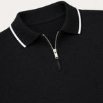 Extrafine Black City Polo