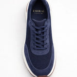 Giuliano Suede City Sneaker Navy