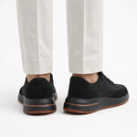 Giuliano Suede City Sneaker Black