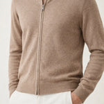 Renardo Zip Up Caramel