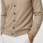 Cionelli Buttoned Cardigan Beige