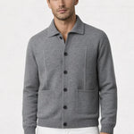 Valero Cashmere Cardigan Grey