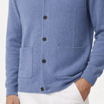 Valero Cashmere Cardigan Blue