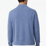 Valero Cashmere Cardigan Blue