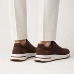 Giuliano Suede City Sneaker Brown