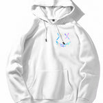 Gradient Smiley Print Hoodie