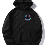 Gradient Smiley Print Hoodie