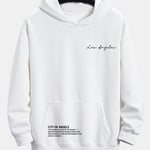 Los Angeles Slogan Print Relax Fit Hoodie
