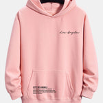 Los Angeles Slogan Print Relax Fit Hoodie