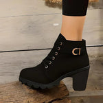 Chelsea | Black Heeled Ankle Boots